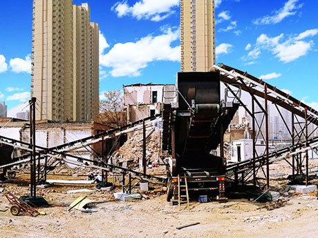 車載移動石頭粉碎機，一體化生產、環保好、產量高