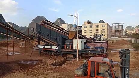 廣西百色建筑垃圾處理廠現(xiàn)場視頻