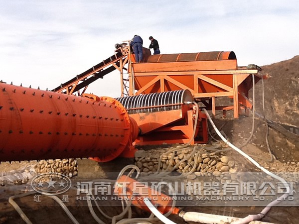 鈦鐵礦選礦生產現場