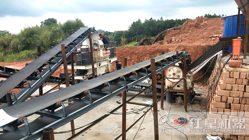 山東客戶：69鄂破配置的制砂生產線