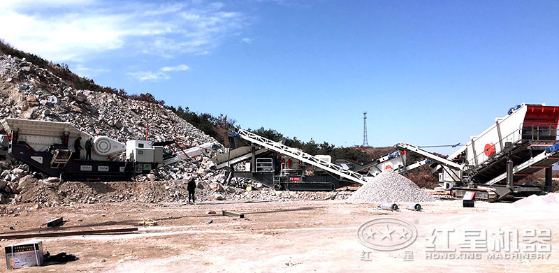 玄武巖破碎生產線-移動型 玄武巖破碎生產線-移動型