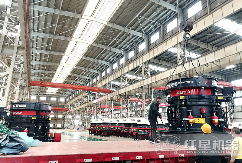 紅星機器石頭破碎機器車間發貨 紅星機器石頭破碎機器車間發貨