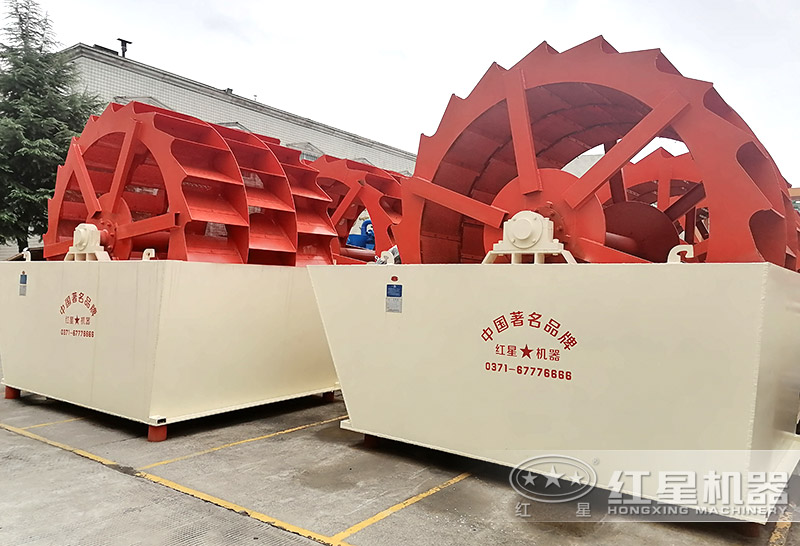 水洗砂生產線主要設備-輪斗洗砂機 水洗砂生產線主要設備-輪斗洗砂機