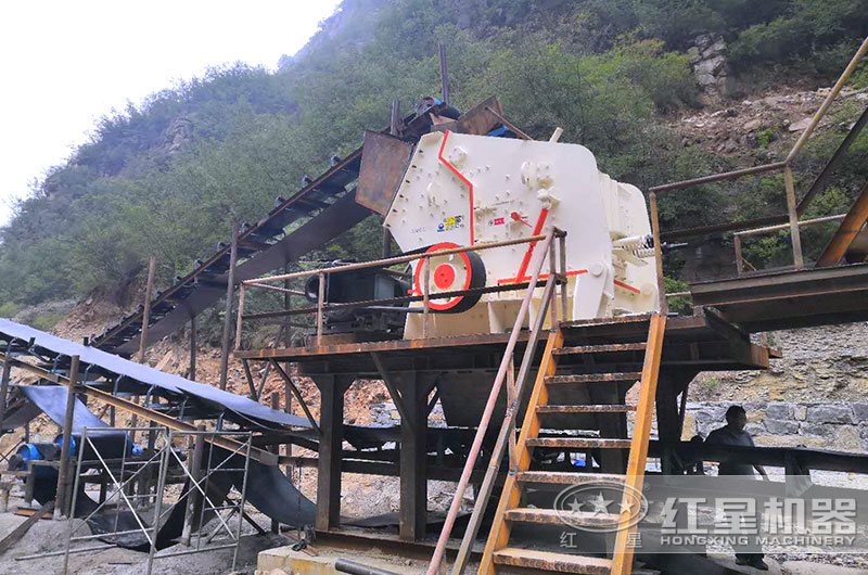 反擊式制砂機工作現場圖片 反擊式制砂機工作現場圖片