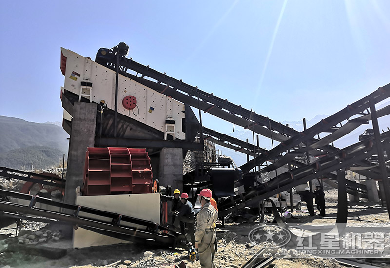 輪斗洗砂機安裝實拍 輪斗洗砂機安裝實拍