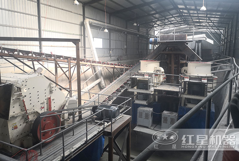 鄂破+反擊破+沖擊式制砂機 鄂破+反擊破+沖擊式制砂機