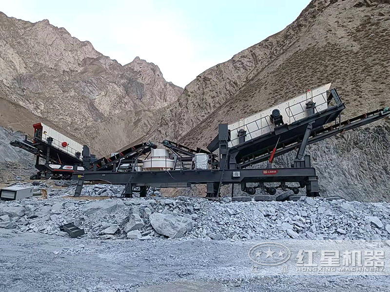 移動柴油小型制砂機是由移動破+制砂機組成 移動柴油小型制砂機是由移動破+制砂機組成