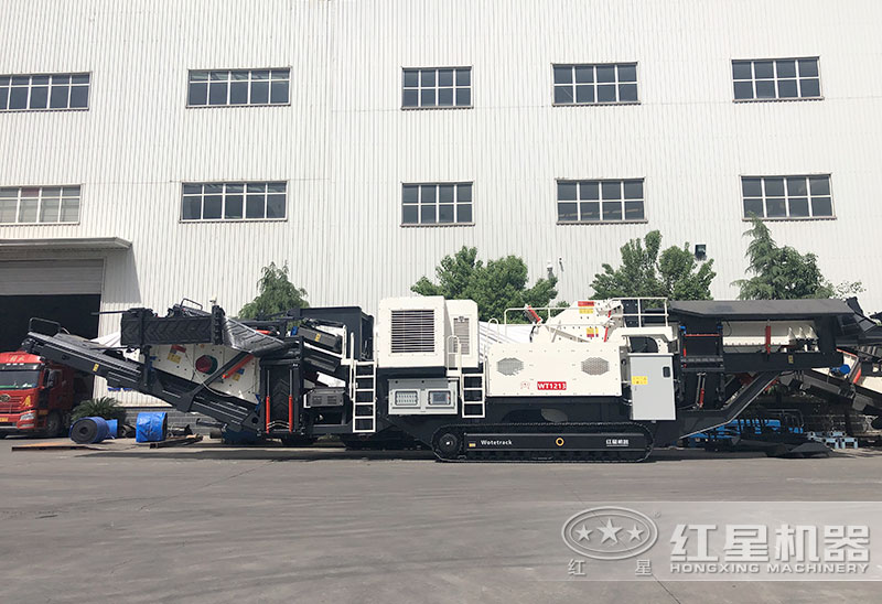 移動破碎機(jī)搭載制砂機(jī) 移動破碎機(jī)搭載制砂機(jī)