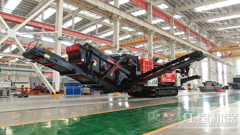 履帶流動石料粉碎機(jī)