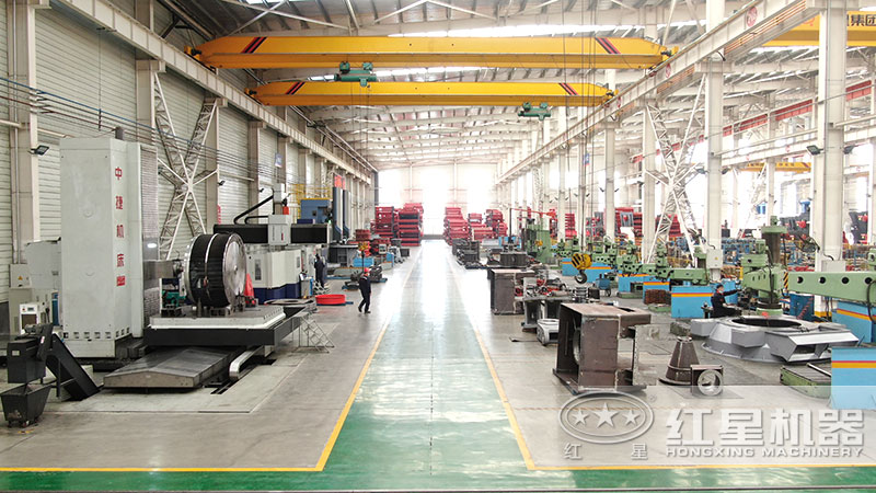 紅星機(jī)器小型石頭碎沙機(jī)生產(chǎn)車間