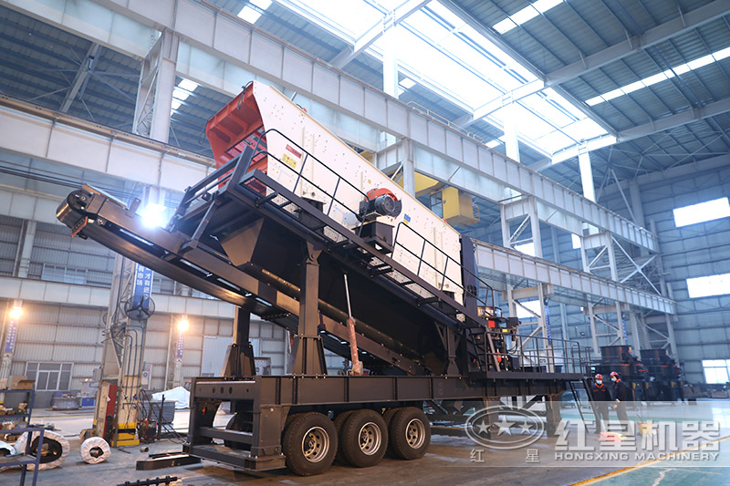 紅星機器車載破碎機廠家車間 紅星機器車載破碎機廠家車間