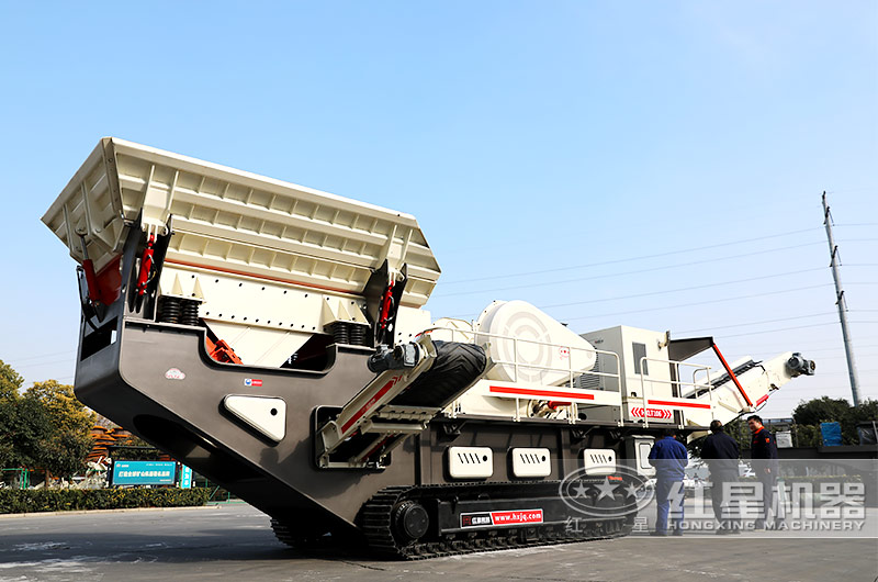 履帶移動破碎站遙控操作 履帶移動破碎站遙控操作