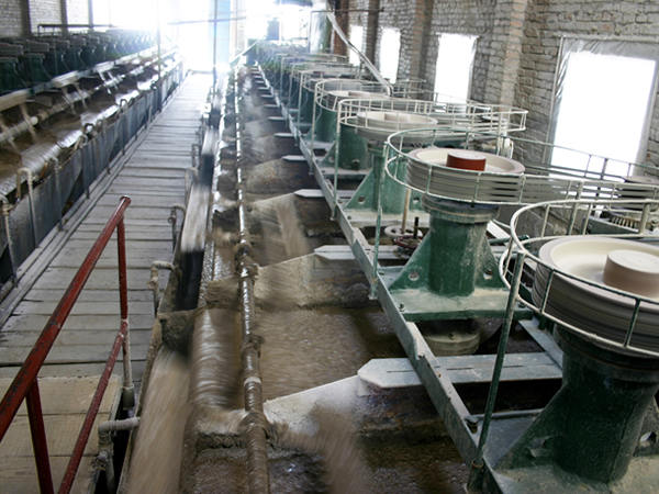 浮選機現(xiàn)場圖