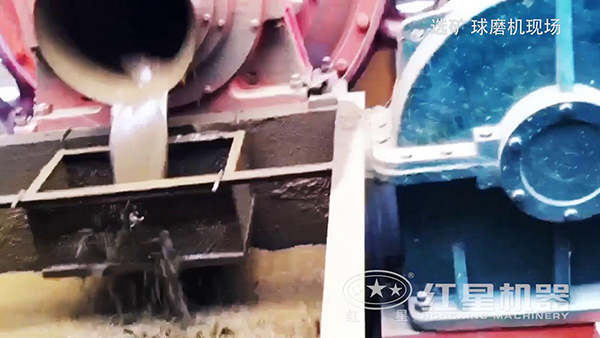 球磨機工作現場細節(jié)實拍