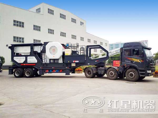 車(chē)載移動(dòng)破碎機(jī)高清大圖