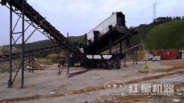 移動式破碎站現場實拍