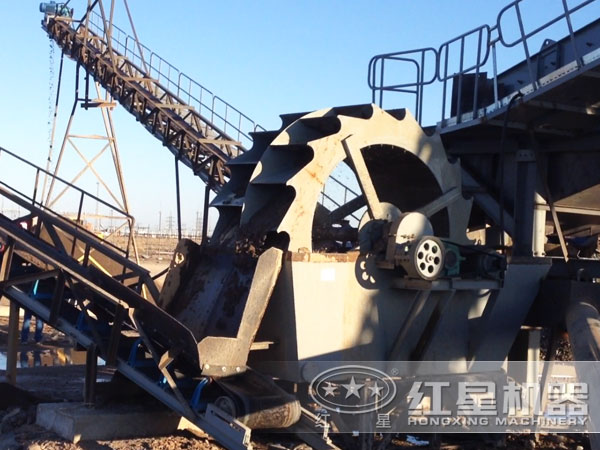 石粉洗砂機(jī)現(xiàn)場實(shí)拍