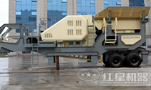 小型移動式石料破碎機