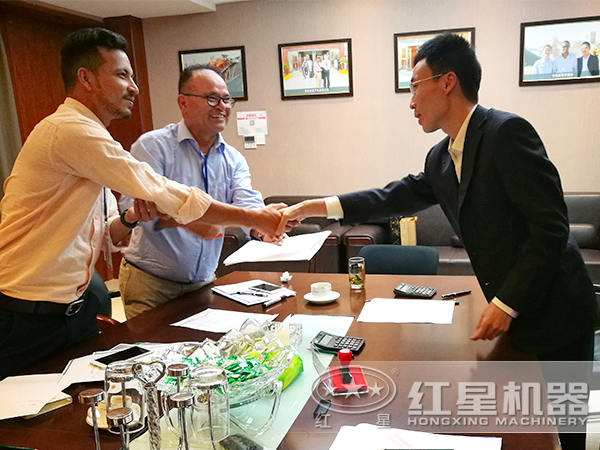 與客戶達成合作協議