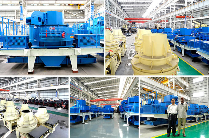 制砂線主要設備——制砂機車間展示