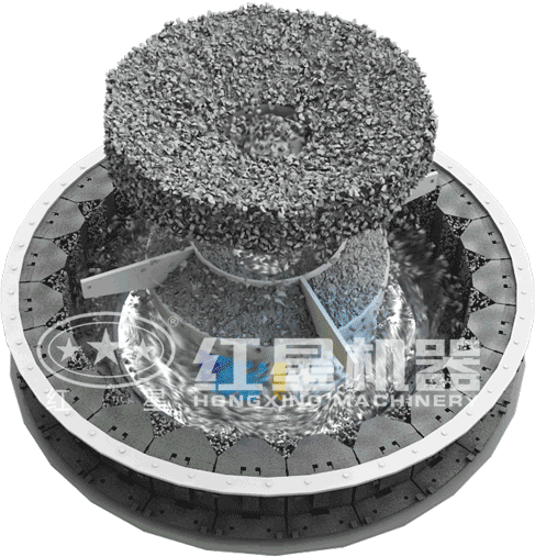 HVI制砂整形機(jī)是這樣制砂的