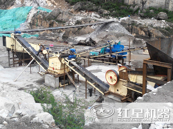 制砂生產線現場
