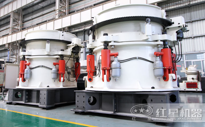 多缸圓錐破碎機車間
