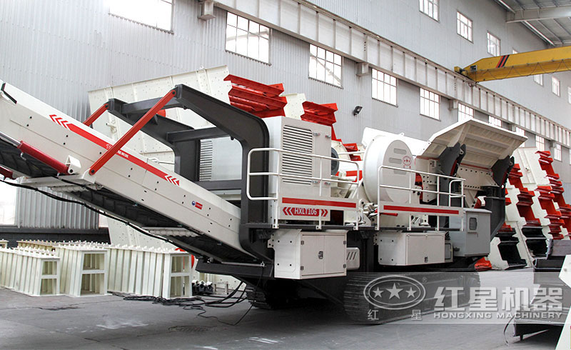 履帶式移動破碎站