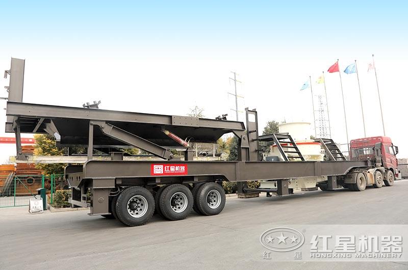 大型移動粉砂機發貨中