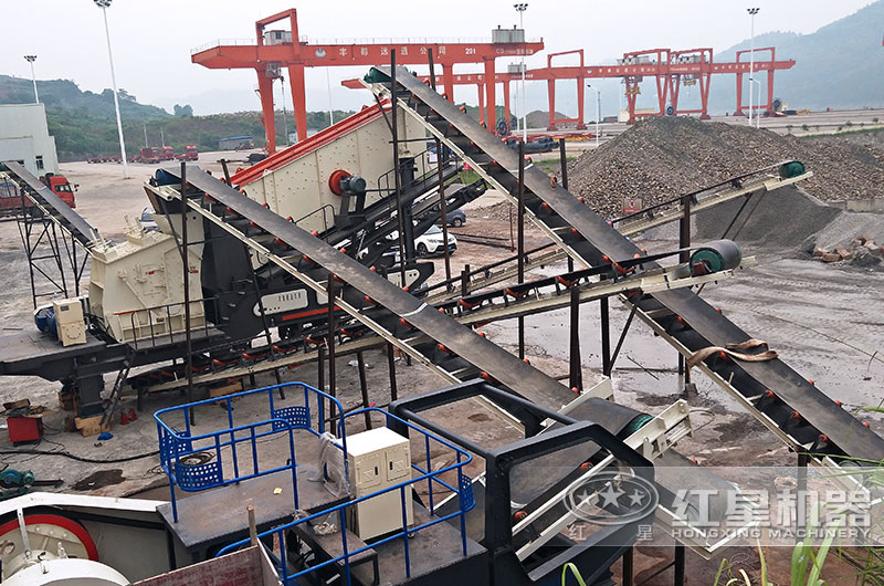 環保型移動制砂生產現場實拍