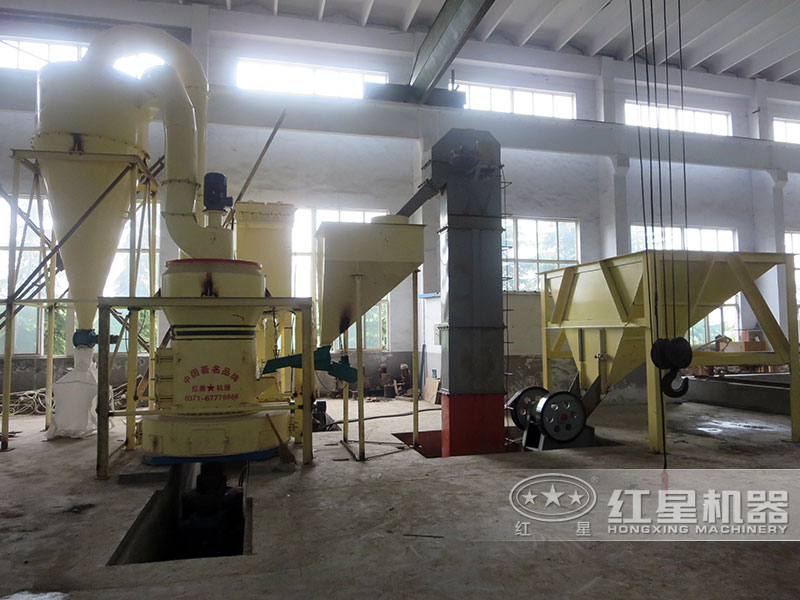磨粉生產線安裝現場