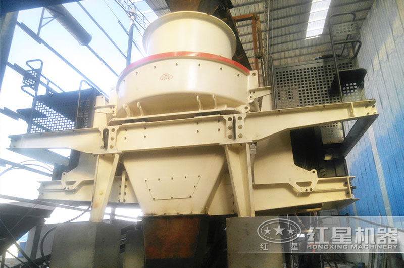 HVI制砂機生產(chǎn)現(xiàn)場
