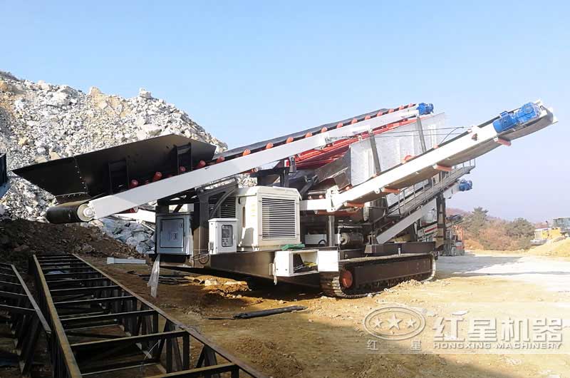 隨走隨停的移動破碎站