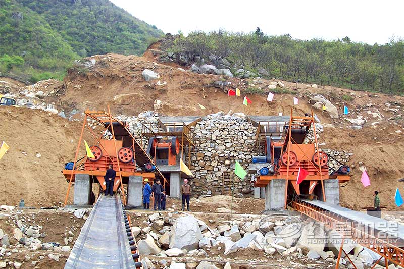 用細(xì)鄂破機(jī)作中碎設(shè)備的制砂方案