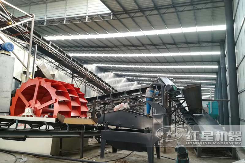 洗沙加細沙回收現場