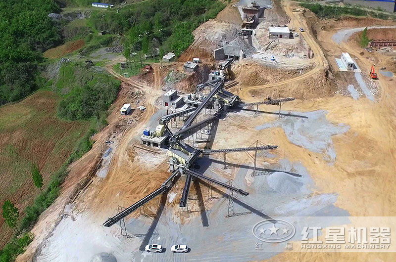 河南大型砂石生產現場