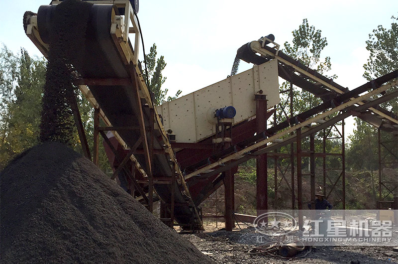 機制砂生產現場