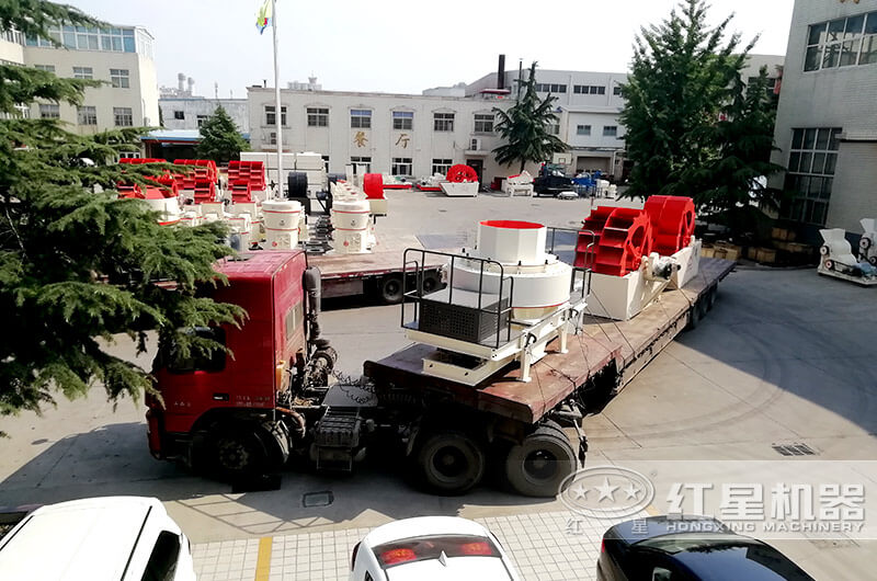 小型碎石生產線設備發貨