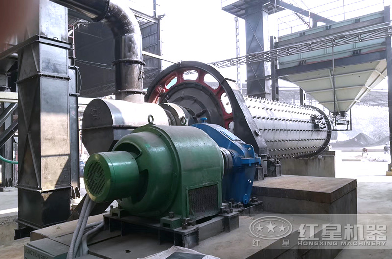 棒磨式制砂機現場