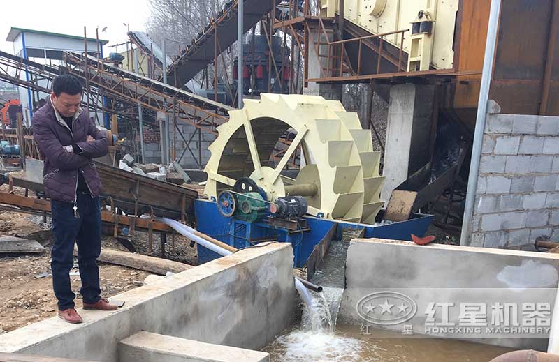 洗沙機器現(xiàn)場實拍