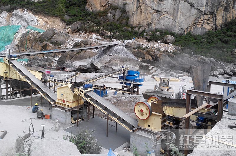 制砂生產現場實景