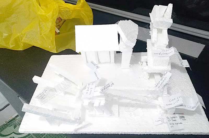 客戶(hù)現(xiàn)場(chǎng)布局簡(jiǎn)易模型