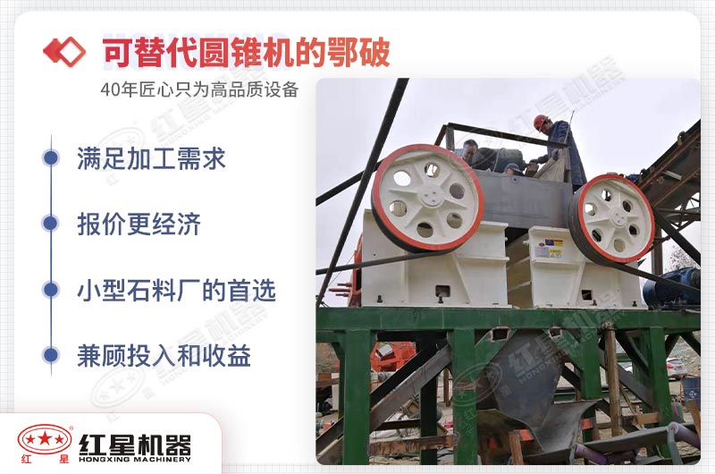 小顎破代替圓錐破經濟好用