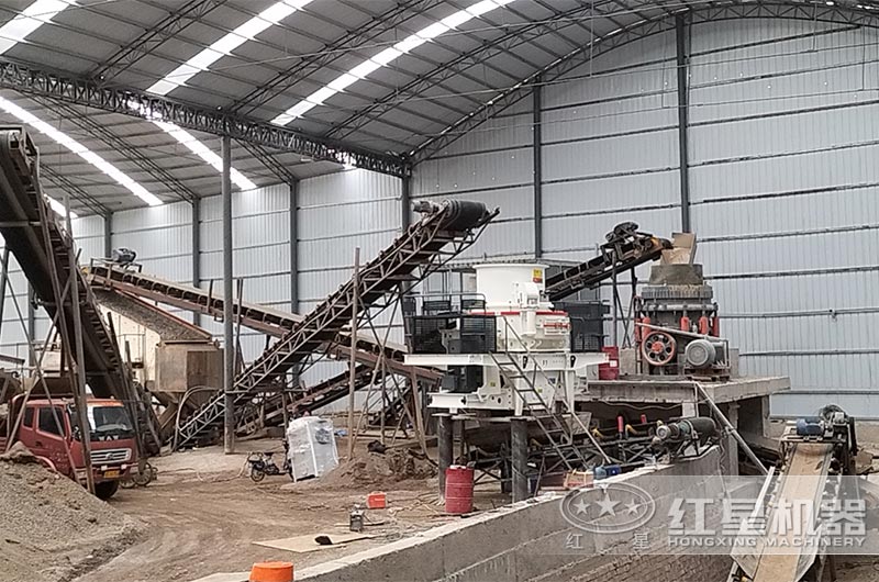 一小時100噸建筑垃圾處理，固定式破碎生產線把握市場需求