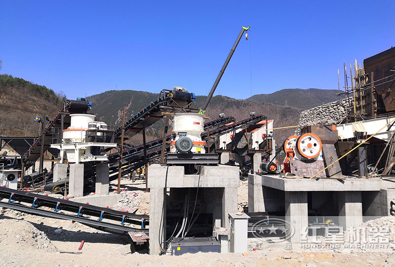 75鄂破機(jī)組成碎石生產(chǎn)線