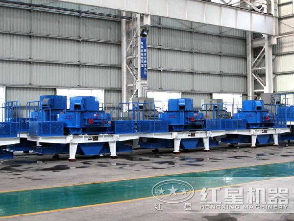 花崗巖制砂機車間